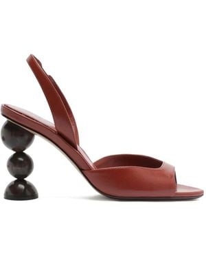 Alexandre Birman Tropicana Spherical Heel Sandals - Pink