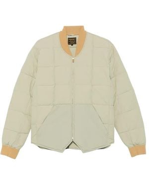 chesapeake's Lumberjack Quilted Bomber Jacket - Natural