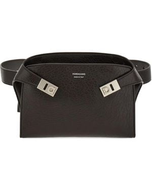 Ferragamo Gancini Belt Bag - Black
