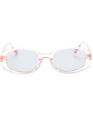 Tom Ford Iggy Oval-Frame Sunglasses - White