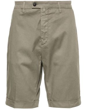 Corneliani Bermudas chino estilo gabardina - Gris