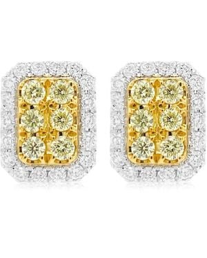 HYT Jewelry 18K Diamond Earrings - Metallic