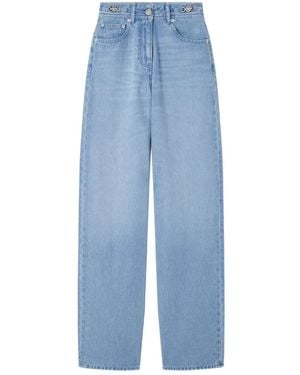 Versace Vaqueros Medusa '95 De Talle Alto - Azul