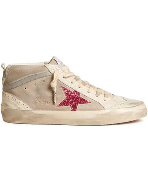 Golden Goose Mid Star スニーカー - ピンク