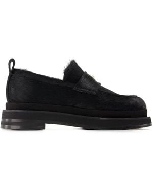 【Simone Rocha】ブラウン HeartToe プラットフォームローファー Simone Rochaのブラウン Heart Toe プラットフォーム ローファー