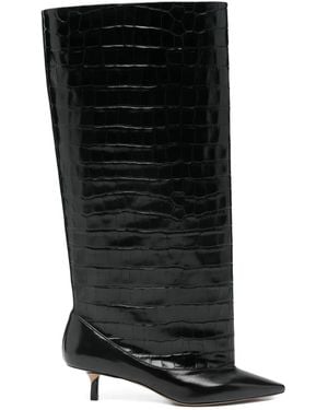 Jacquemus Botas The High Tourni Con Tacón De 45 Mm - Negro