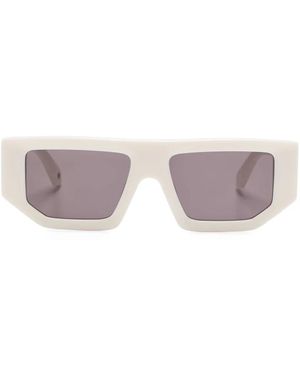 Off-White c/o Virgil Abloh Logo-Plaque Sunglasses - Pink