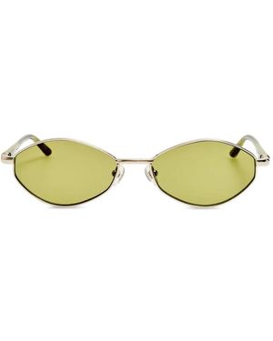 Jacquemus Sirocco Geometric-Frame Sunglasses - Green