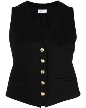 Rosetta Getty Gilet Monopetto - Nero