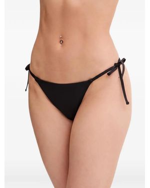 Emporio Armani Logo-Detail Bikini - Black