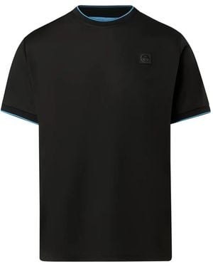 North Sails Contrast-Trim T-Shirt - Black