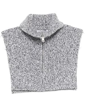 Maison Kitsuné Cuello Con Cremallera - Gris