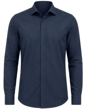 KIRED Long-Sleeve Button-Up Shirt - Blue