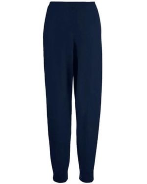 Allude Elasticated Trousers - Blue