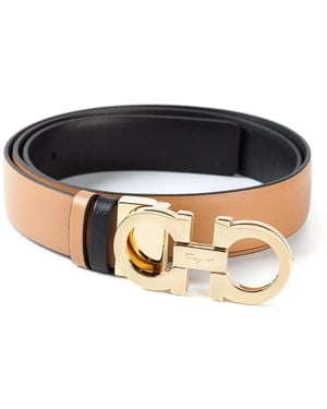 Ferragamo Gancio Buckle Belt - Black