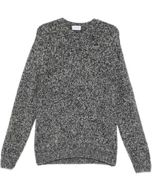 Scaglione Pull En Maille Chinée - Grey
