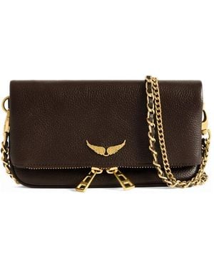 Zadig & Voltaire Mini Rock Nano Clutch Bag - Brown