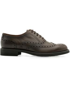 Lottusse Chelsea Brogue Oxford Shoes - Gray