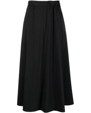 Herno Drawstring Midi Skirt - Black