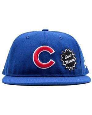 SAINT Mxxxxxx Patch-detail cap - Azul