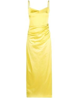 GAUGE81 Vona Draped Dress - Yellow
