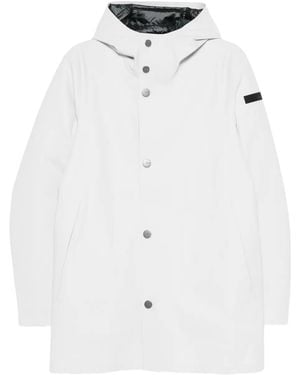 Rrd Logo-Detail Padded Coat - White