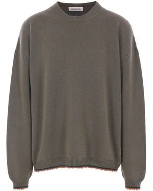 Diomene Maglione Girocollo - Grigio