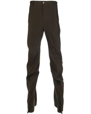 Y. Project Slim Banana Draped Pants - Black