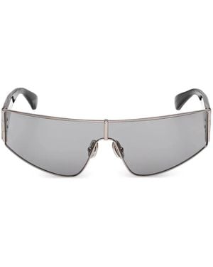 Max Mara Eyewear Mask-Shape Sunglasses - White