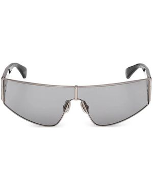 Max Mara Eyewear Mask-Shape Sunglasses - White