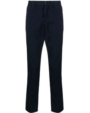 Hackett Slim-Cut Cotton Chino Pants - Blue