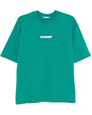 Barrow Teddy-print T-shirt - Grün