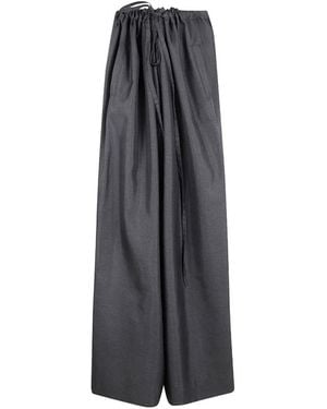 Daniela Gregis Drawstring-Waist Pants - Grey