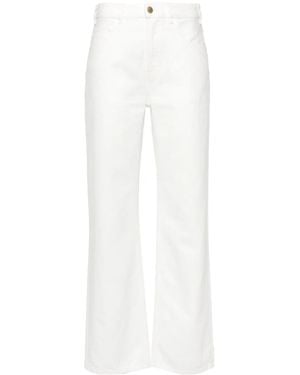 Chloé Vaqueros Acampanados De Talle Bajo - Blanco