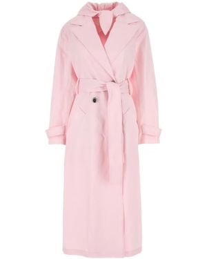 Givenchy フーデッド トレンチコート - ピンク