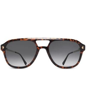 Mykita Lavand Browline Sunglasses - Black