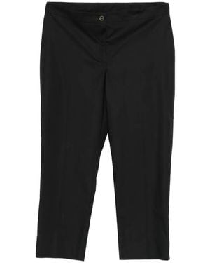 Marina Rinaldi Button Trousers - Black