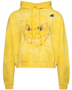 HELLSTAR Mad Sun Hoodie - Yellow