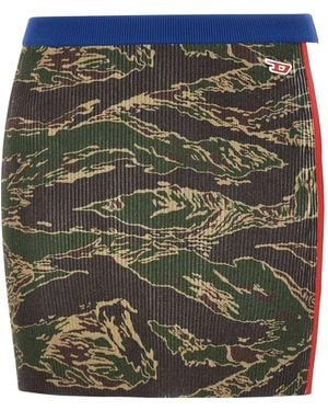 DIESEL Gonna Con Stampa Camouflage - Verde
