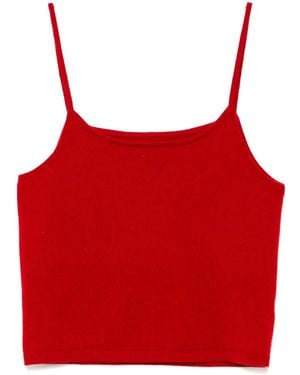 Teddy Cashmere Rapallo タンクトップ - レッド