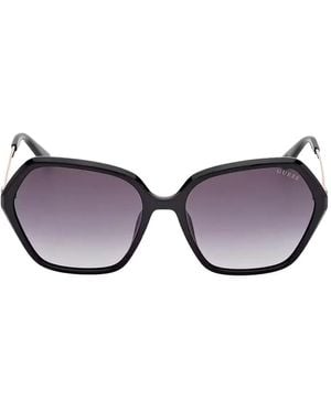 GUESS EYEWEAR Geometric-Frame Sunglasses - Black
