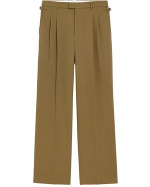 Ami Paris テーラード ワイドパンツ - グリーン