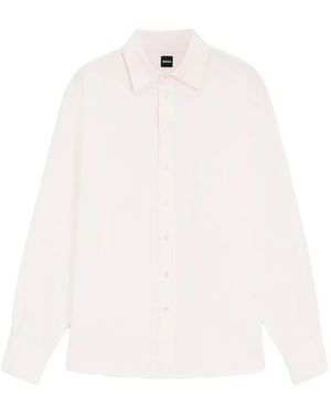 BOSS Patch-Pocket Shirt - White