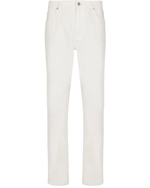 Balmain Straight-Leg Cotton Jeans - White