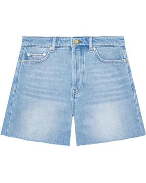【関税＆送料込み】Ganni Blue Denim Bermuda Shorts Mid Blue Vintage Blue Denim Shorts | GANNI US