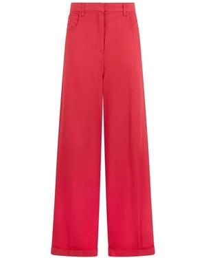 Philosophy Di Lorenzo Serafini Five-Pocket-Hose Mit Umschlag - Rot