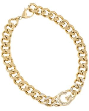 Guess Crystal-Embellished Necklace - Metallic
