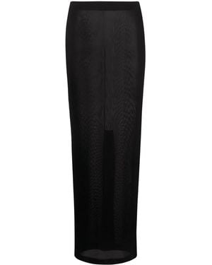 Tom Ford Elasticated-Waist Maxi Skirt - Black