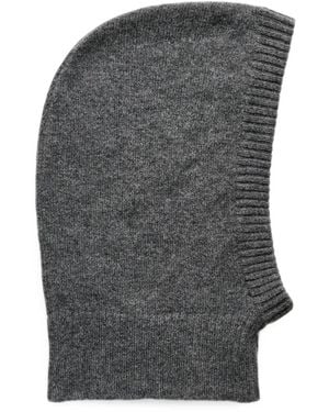 Margaret Howell Capuche En Maille Feutrée - Gris