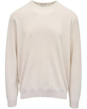 Peter Millar Coolspun Pullover Mit Rundem Ausschnitt - Weiß